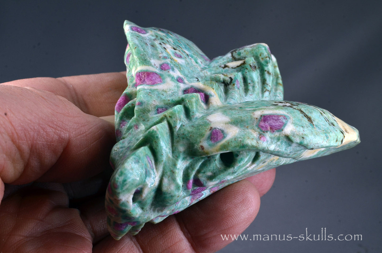 Ruby in Fuchsite Alien Dragon