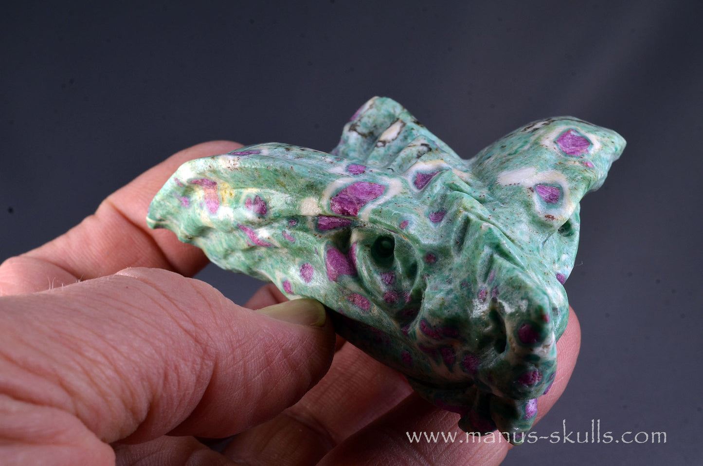 Ruby in Fuchsite Alien Dragon