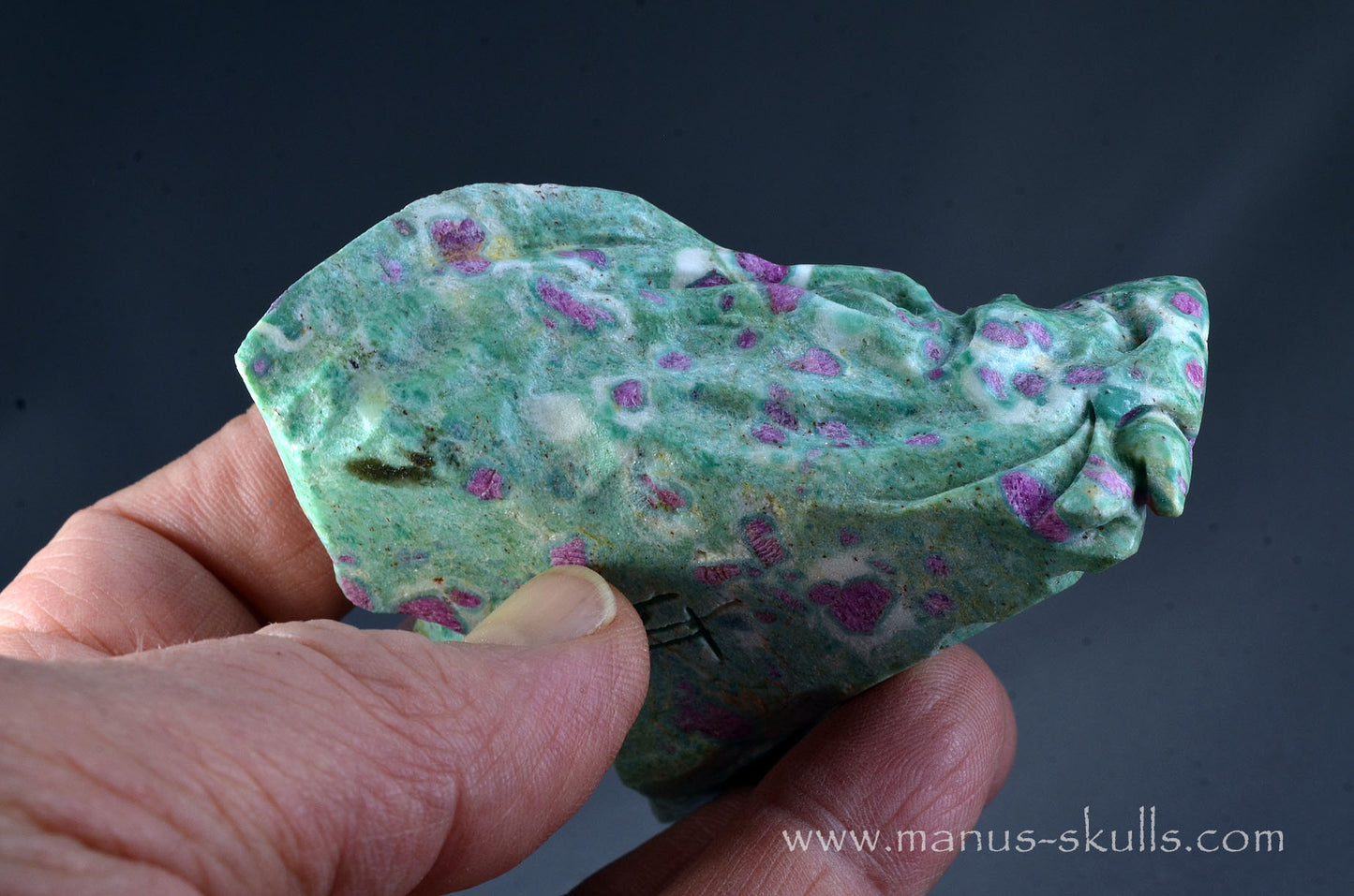 Ruby in Fuchsite Alien Dragon
