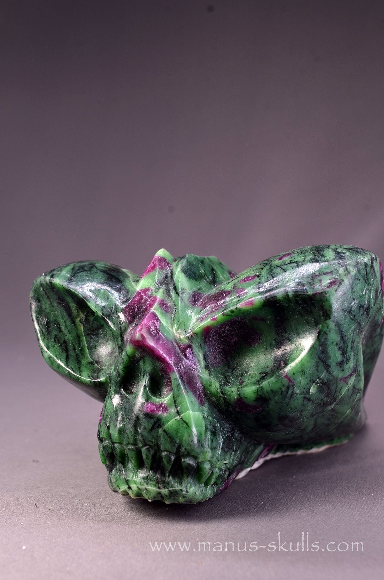 Manus skulls unique Crystal Carvings handmade skulls dragons pendants preseli bluestone tribals spiritual meaning wand Unicorn ..  ruby in zoisite
