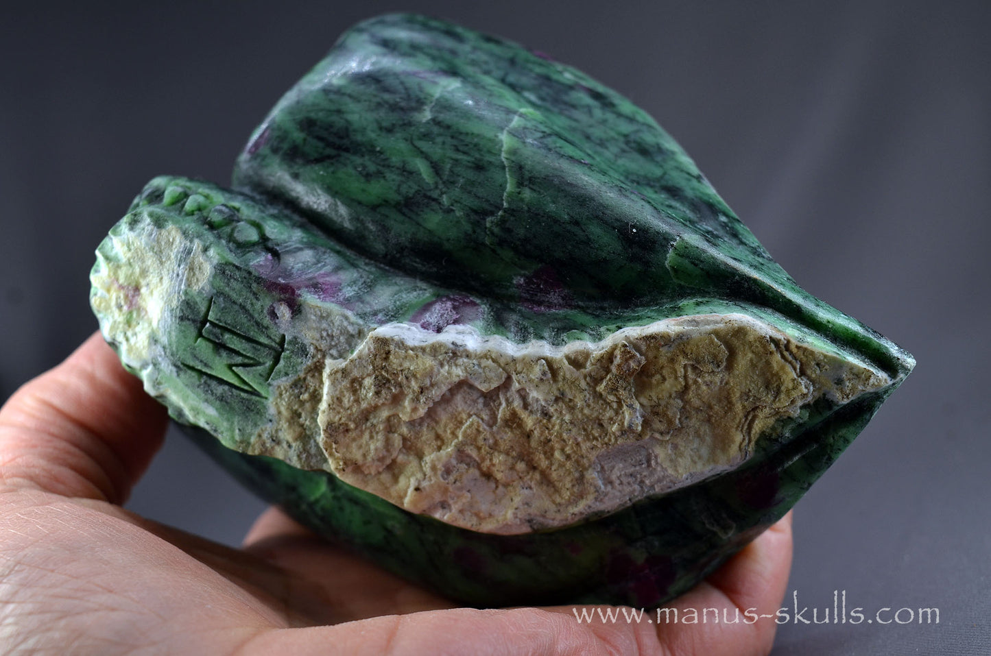Ruby in Zoisite Alien Dragon