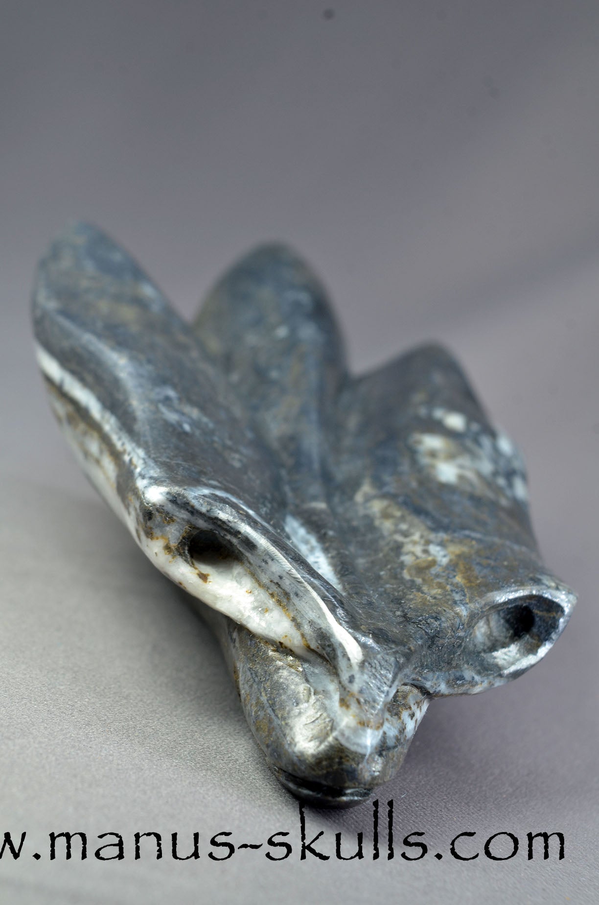 Manus skulls unique Crystal Carvings handmade skulls dragons pendants preseli bluestone tribals spiritual meaning wand Unicorn ..  sphalerite