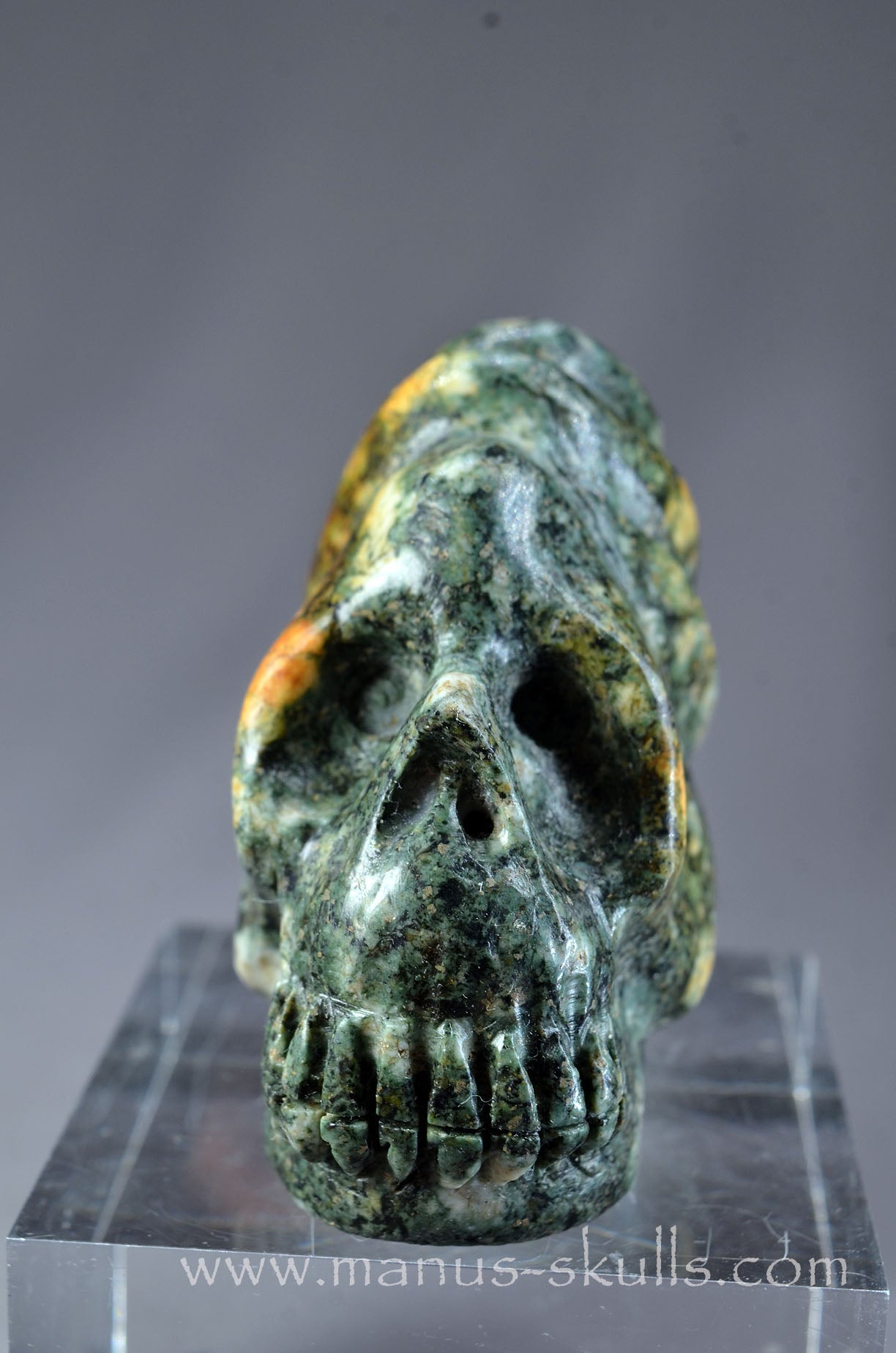 Manus skulls unique Crystal Carvings handmade skulls dragons pendants preseli bluestone tribals spiritual meaning wand Unicorn .. 
