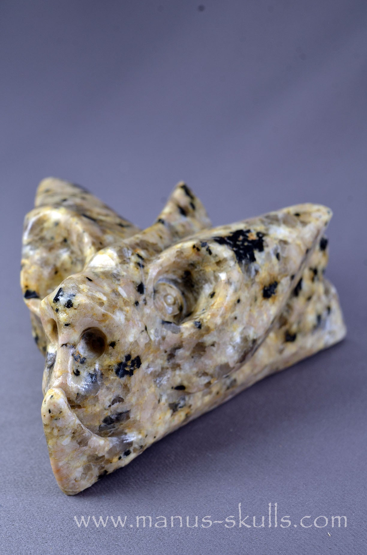Manus skulls unique Crystal Carvings handmade skulls dragons pendants preseli bluestone tribals spiritual meaning wand Unicorn ..  yellow granite