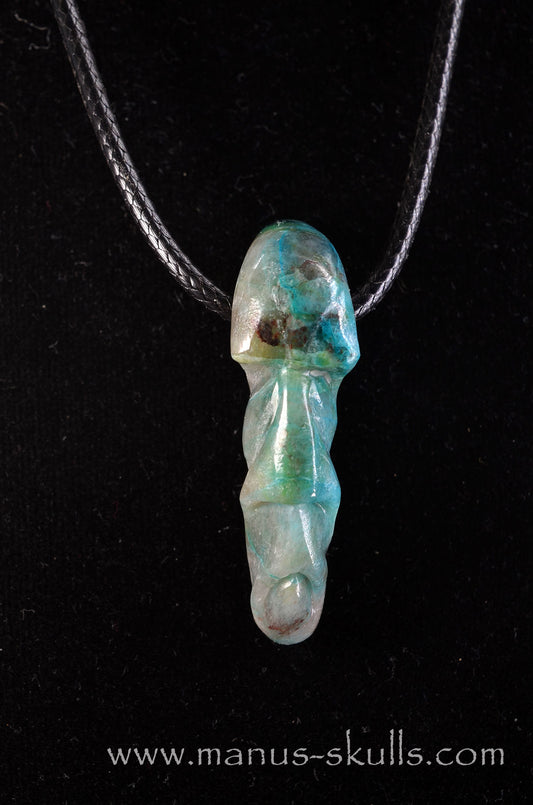 Schattuckite Tribal Pendant