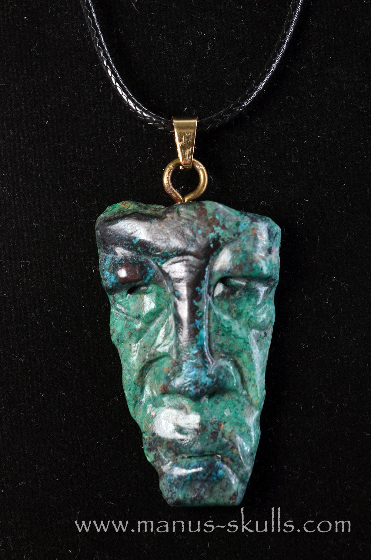 Chrysocolla Tribal Pendant