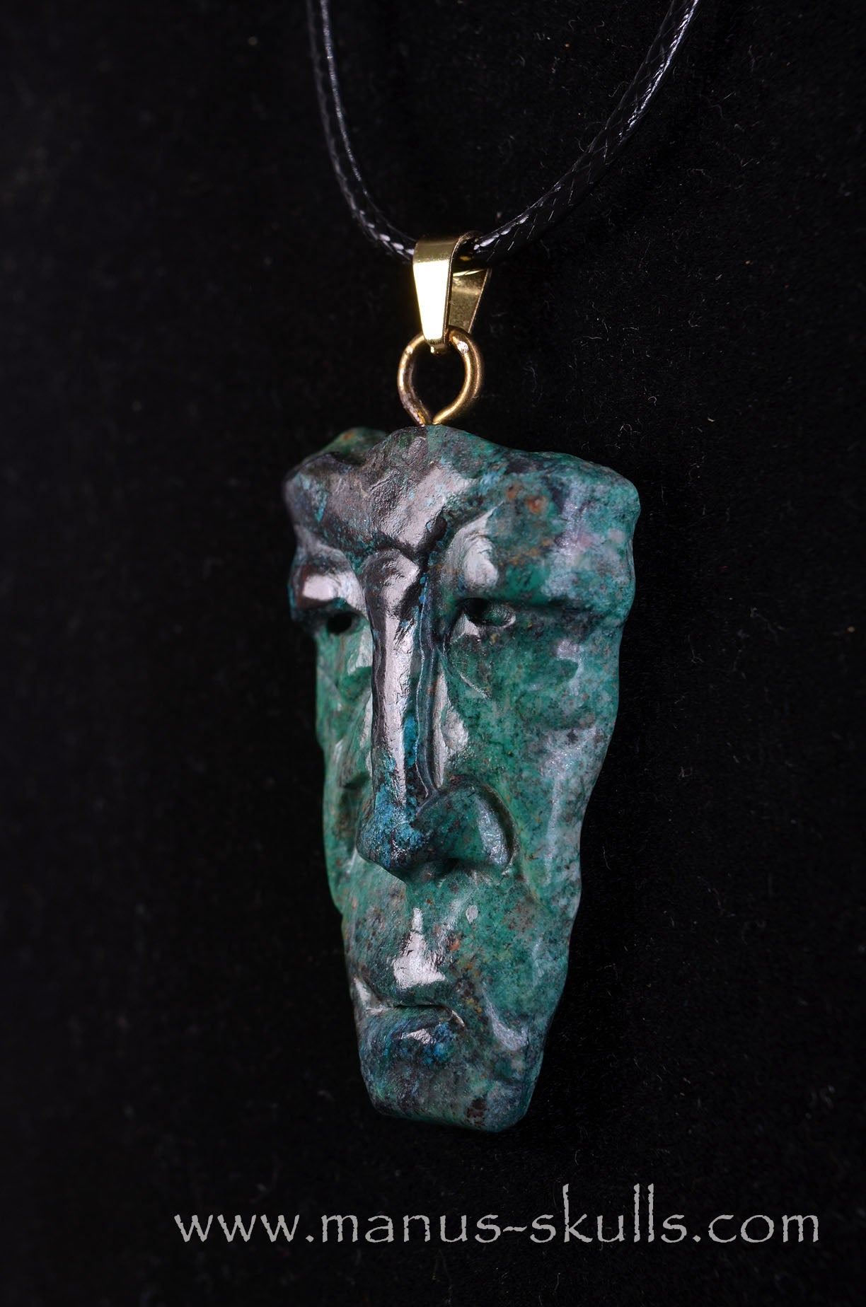 Chrysocolla Tribal Pendant