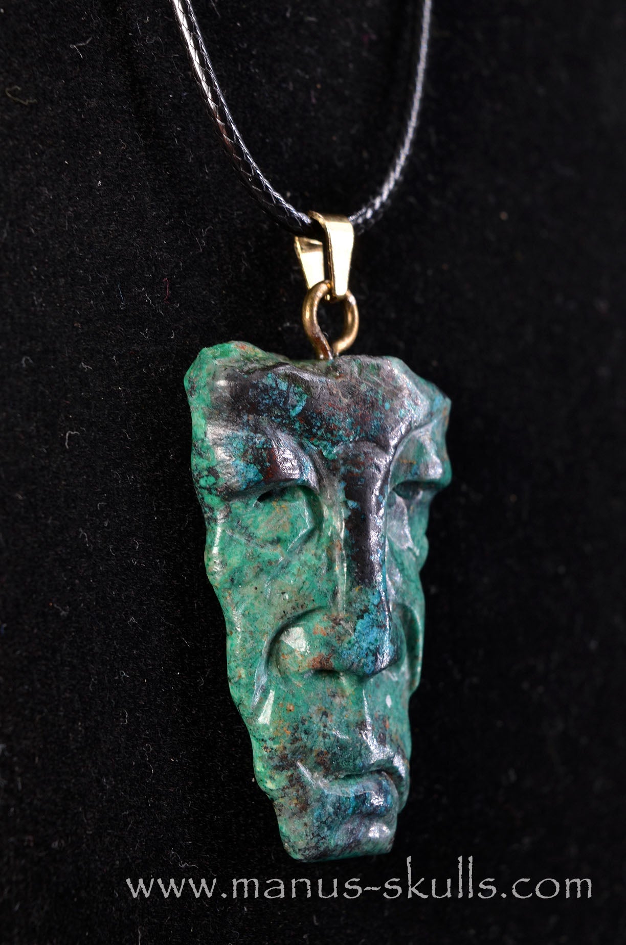 Chrysocolla Tribal Pendant