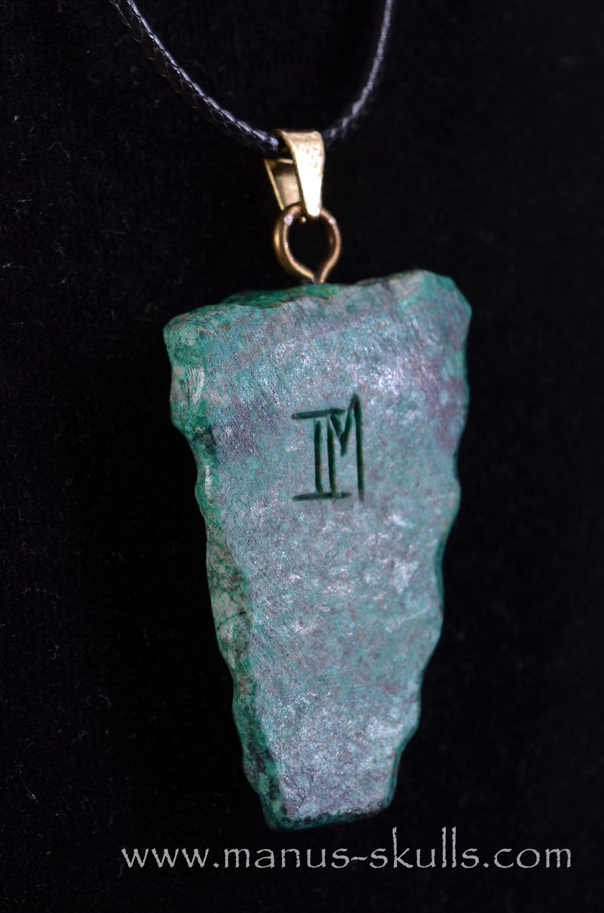 Chrysocolla Tribal Pendant