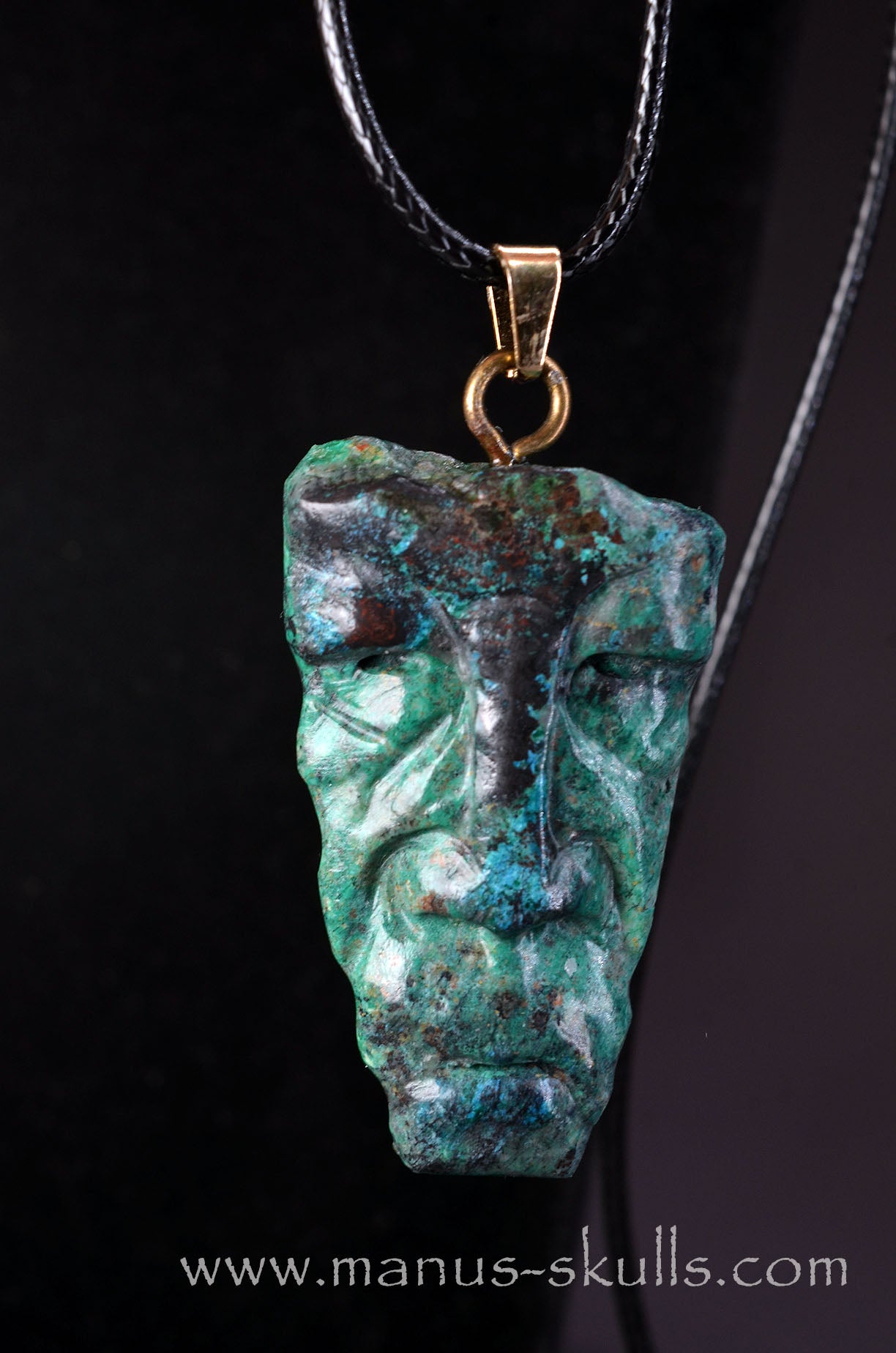 Chrysocolla Tribal Pendant