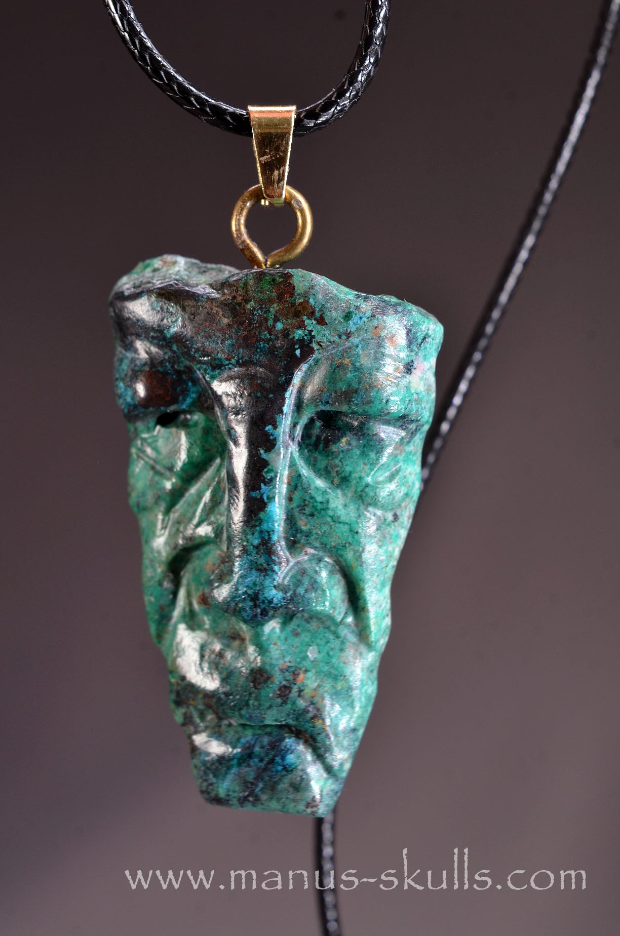 Chrysocolla Tribal Pendant