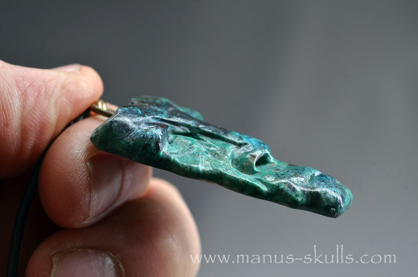 Chrysocolla Tribal Pendant