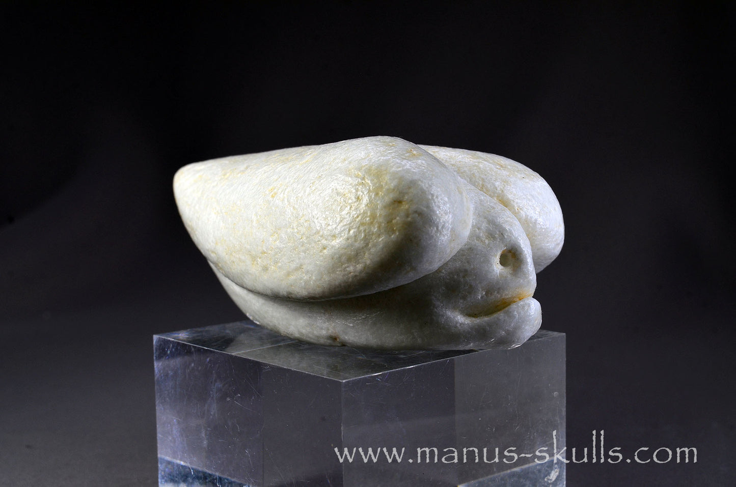 White Steatite Dragolian #10