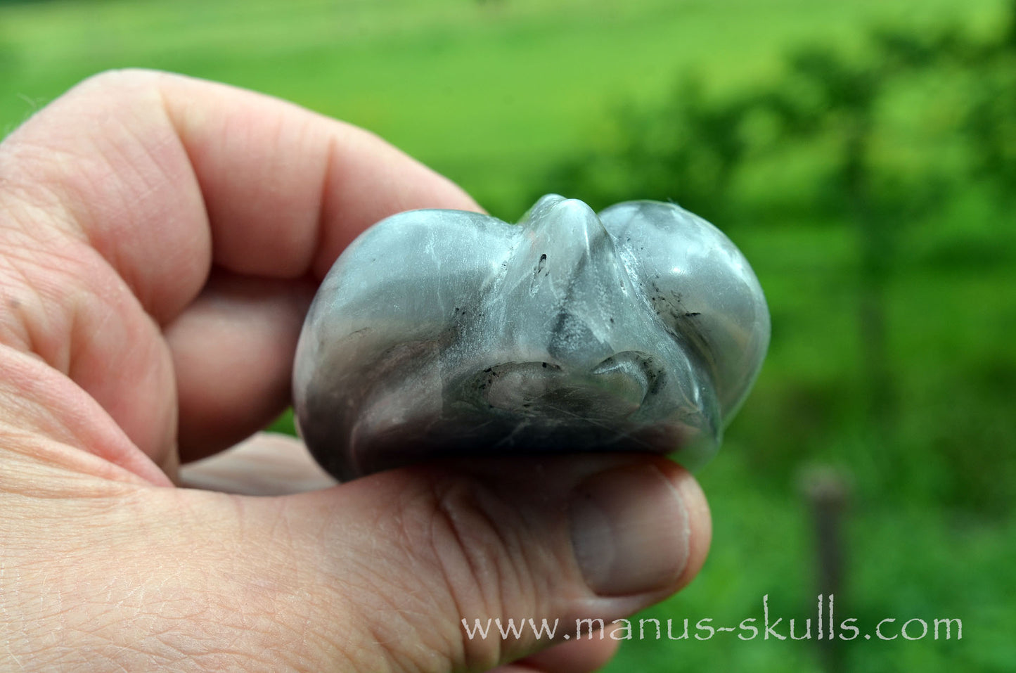Black Steatite Dragolian #12