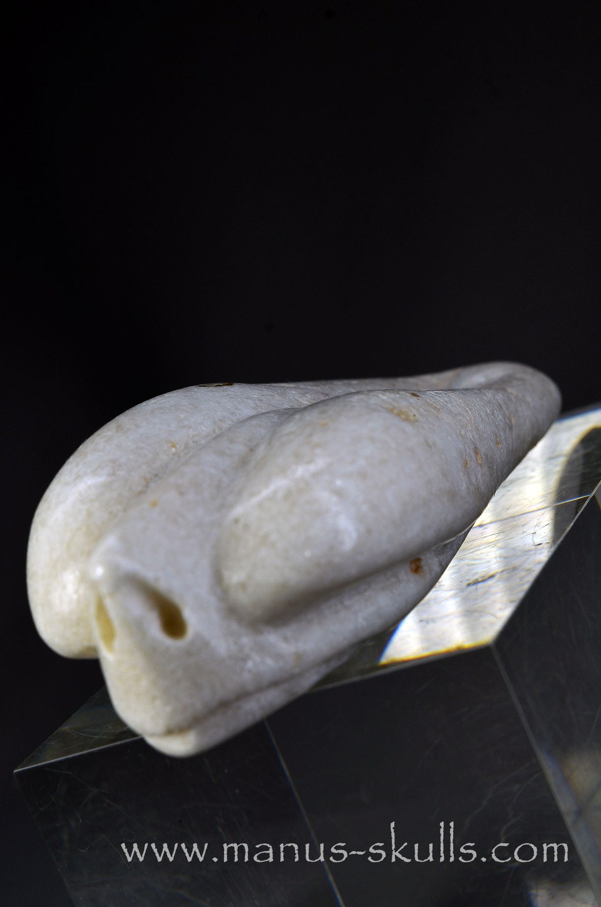 White Steatite Dragolian #13
