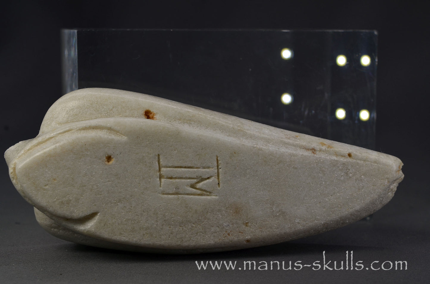 White Steatite Dragolian #13