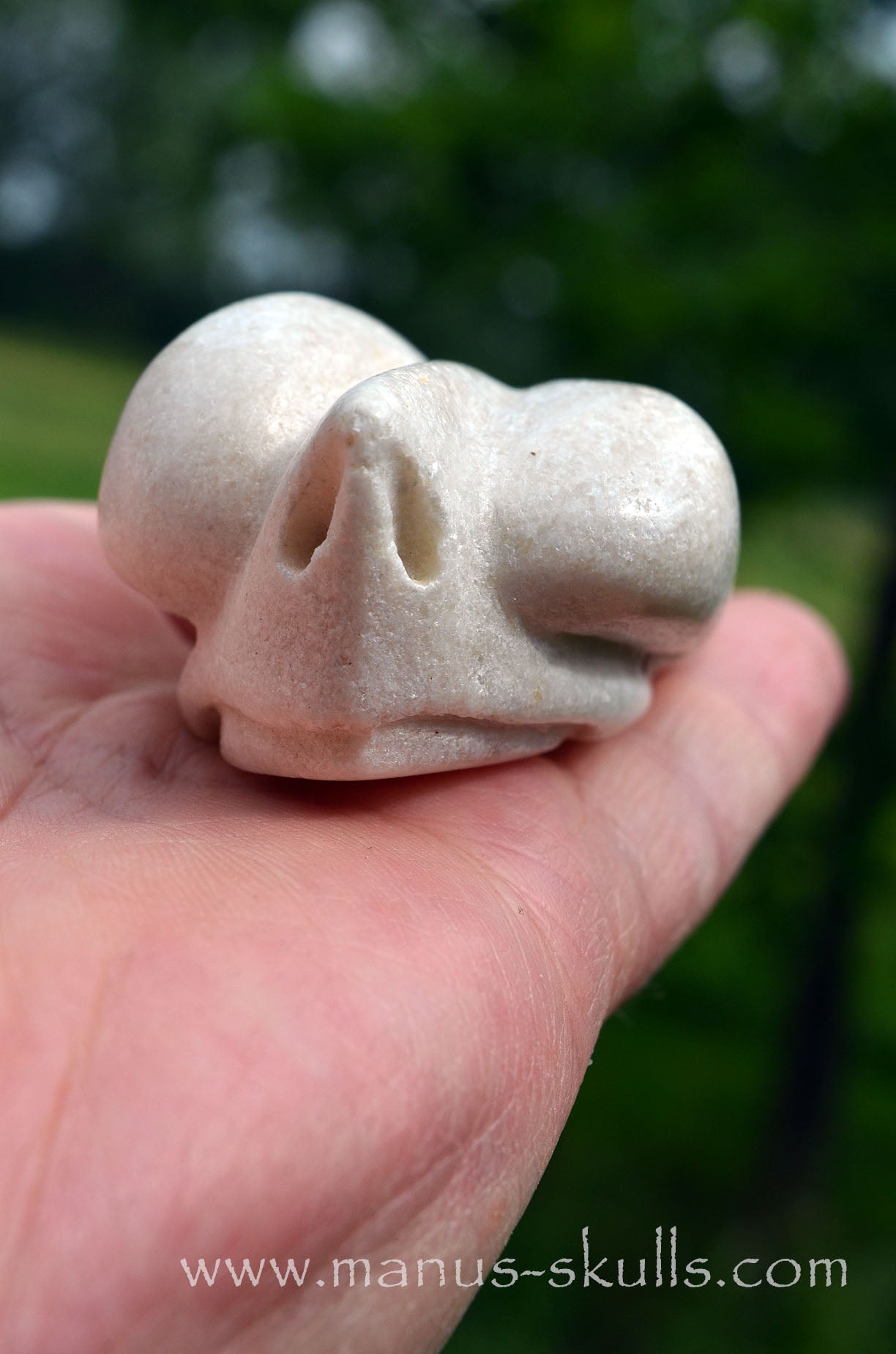 White Steatite Dragolian #13