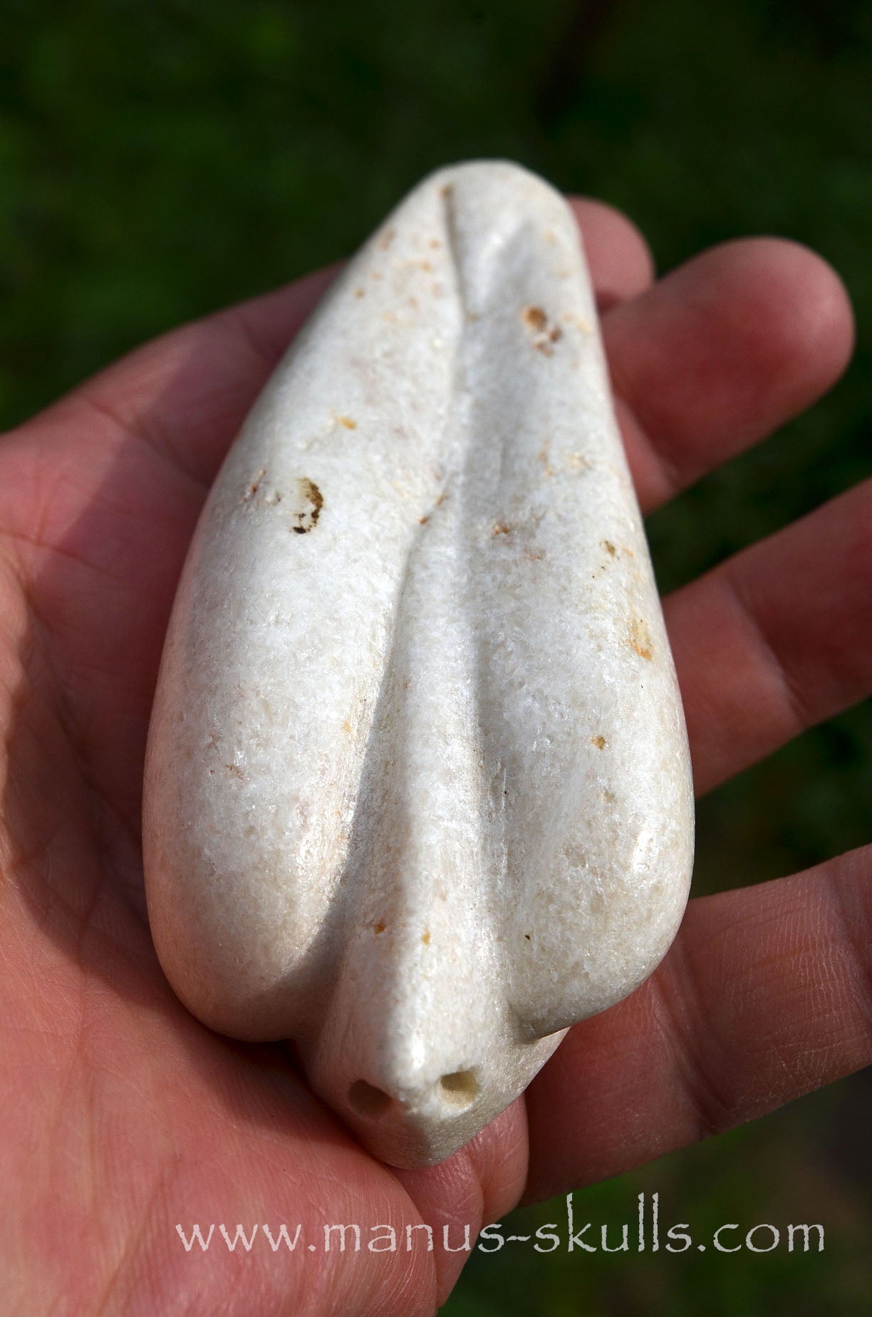 White Steatite Dragolian #13