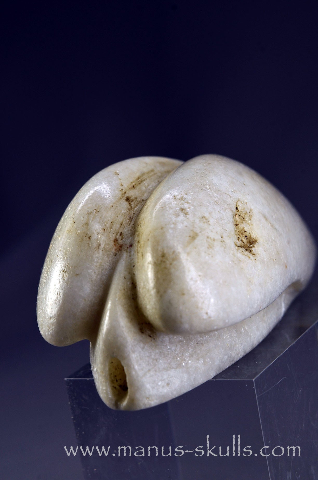 White Steatite Dragolian #16