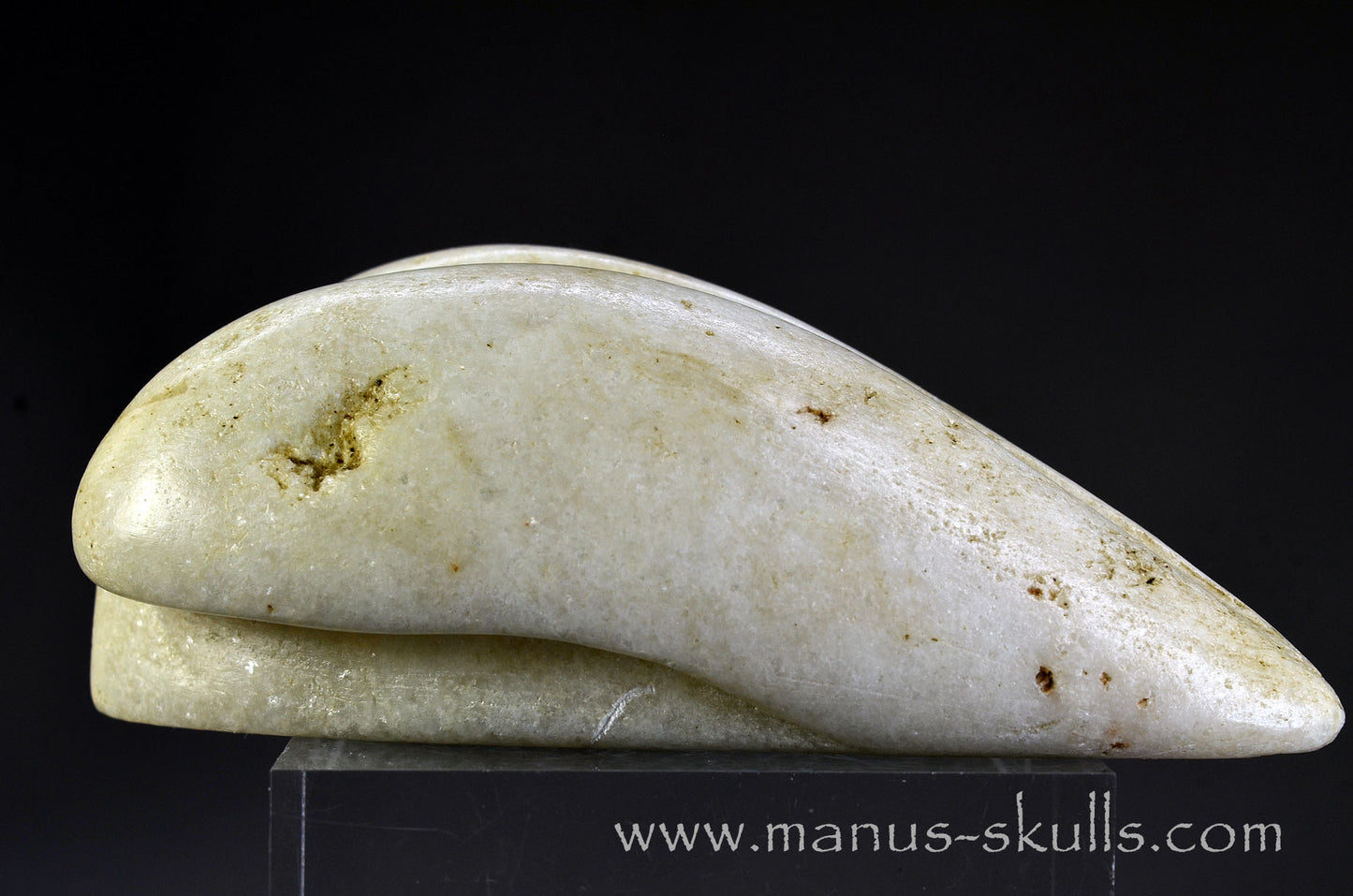 White Steatite Dragolian #16