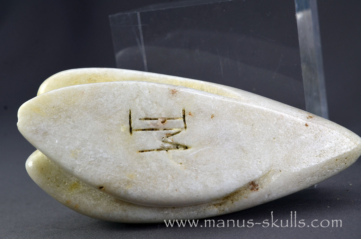 White Steatite Dragolian #16