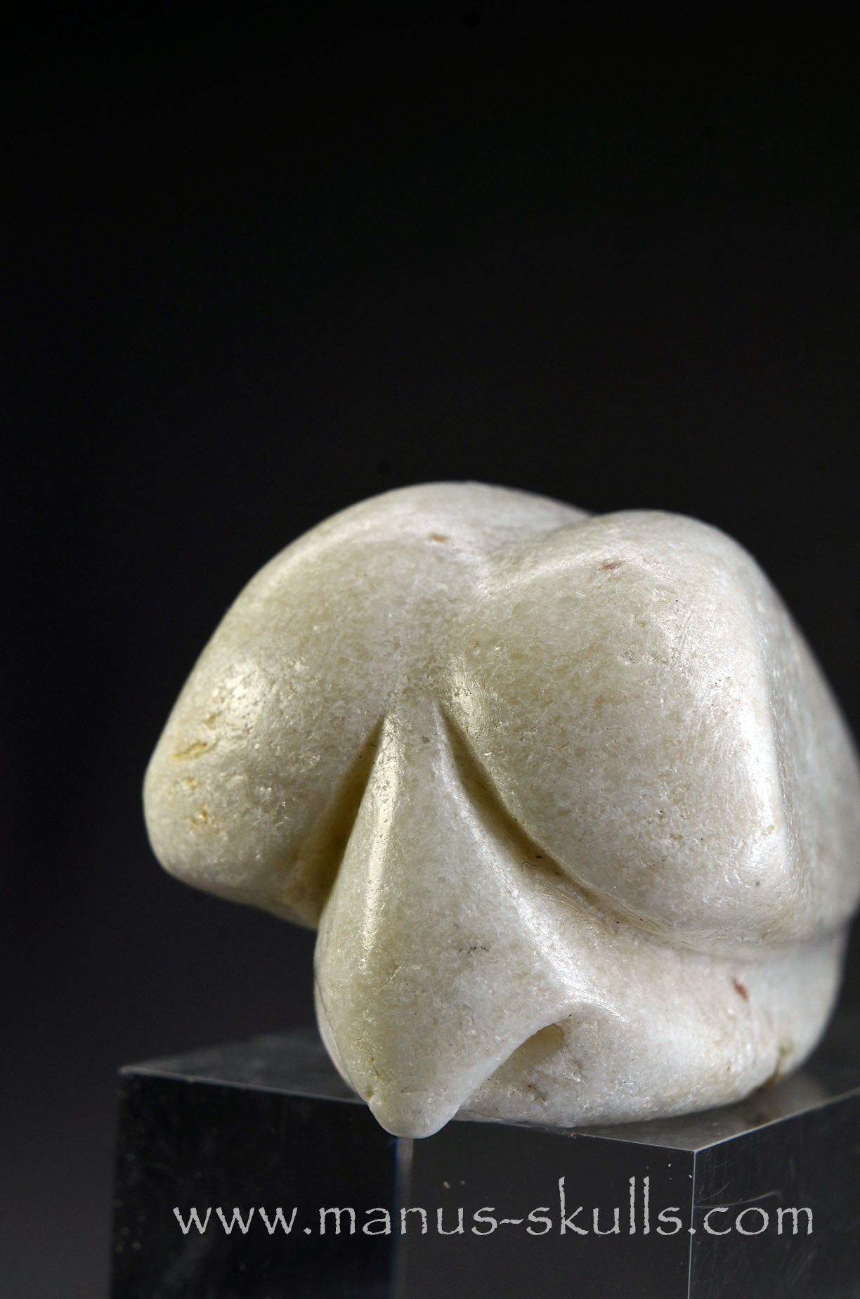 White Steatite Dragolian #17