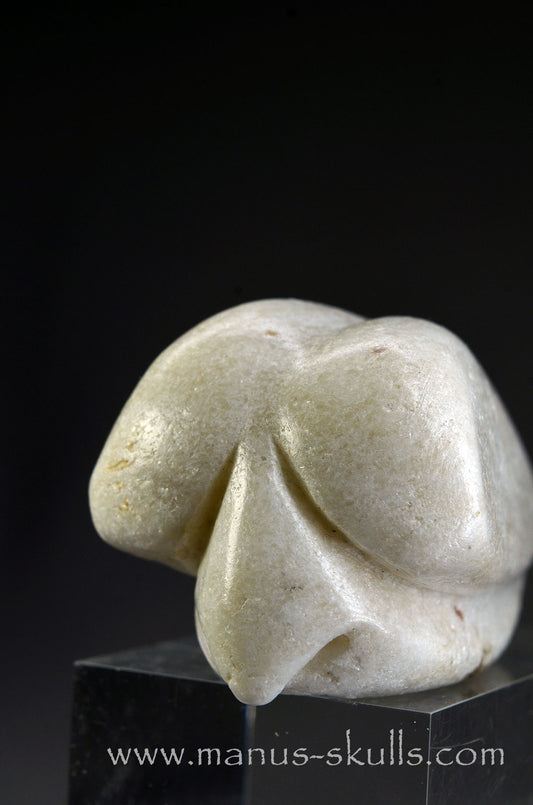 White Steatite Dragolian #17