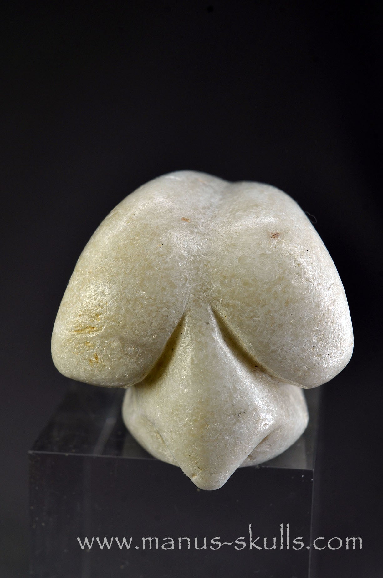 White Steatite Dragolian #17