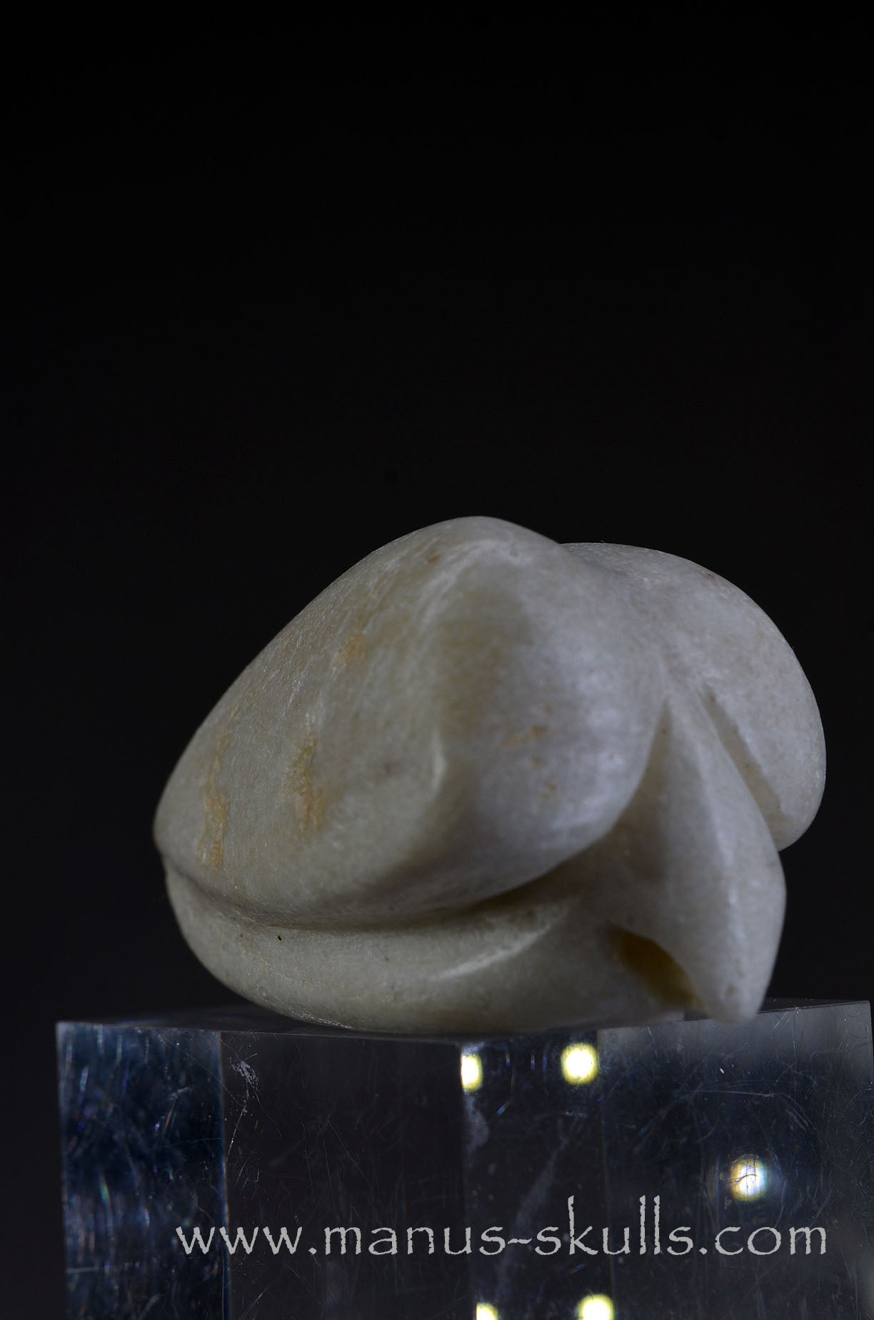 White Steatite Dragolian #17
