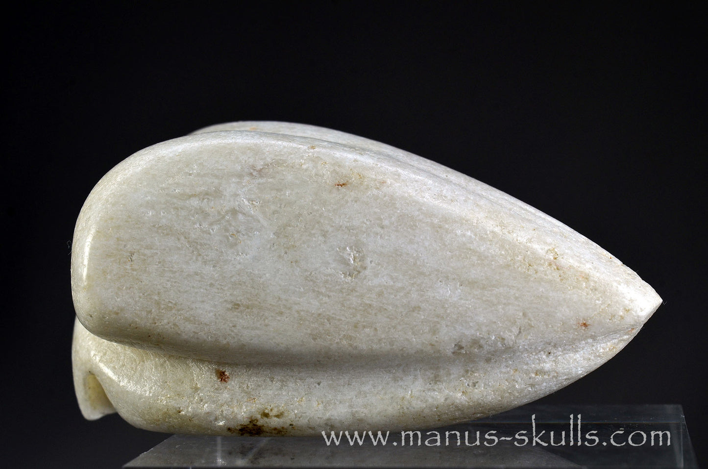 White Steatite Dragolian #17