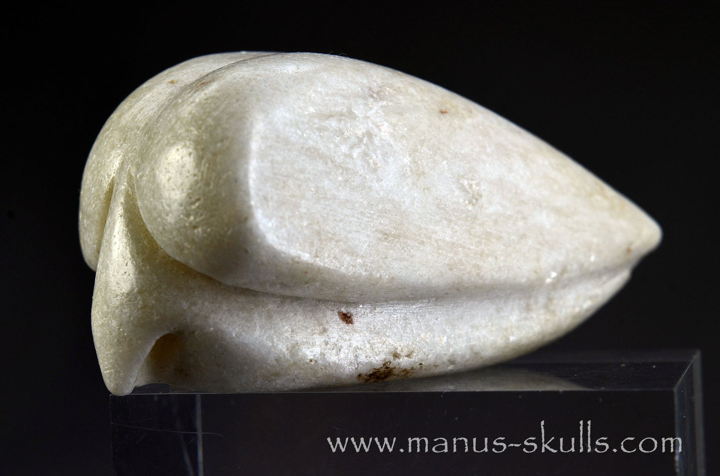 White Steatite Dragolian #17