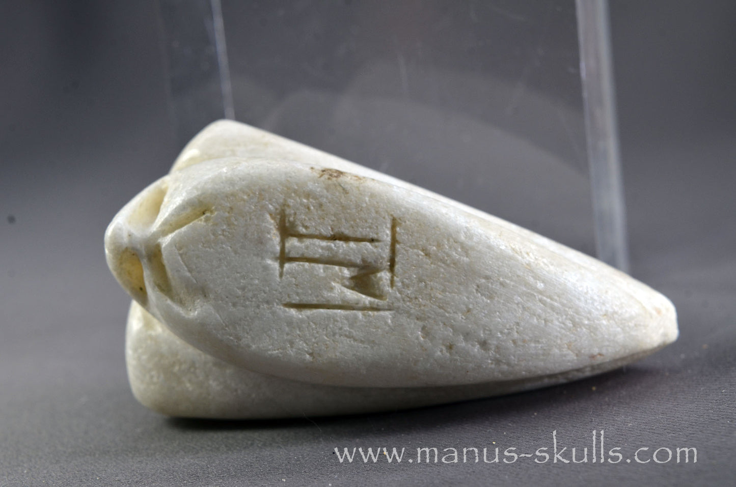 White Steatite Dragolian #17