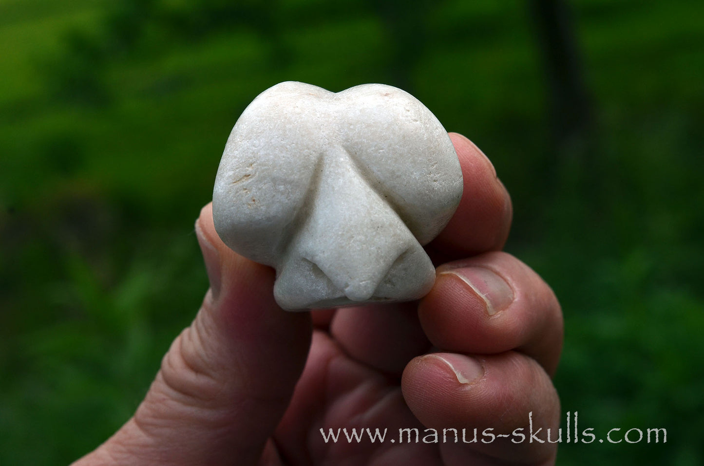 White Steatite Dragolian #17