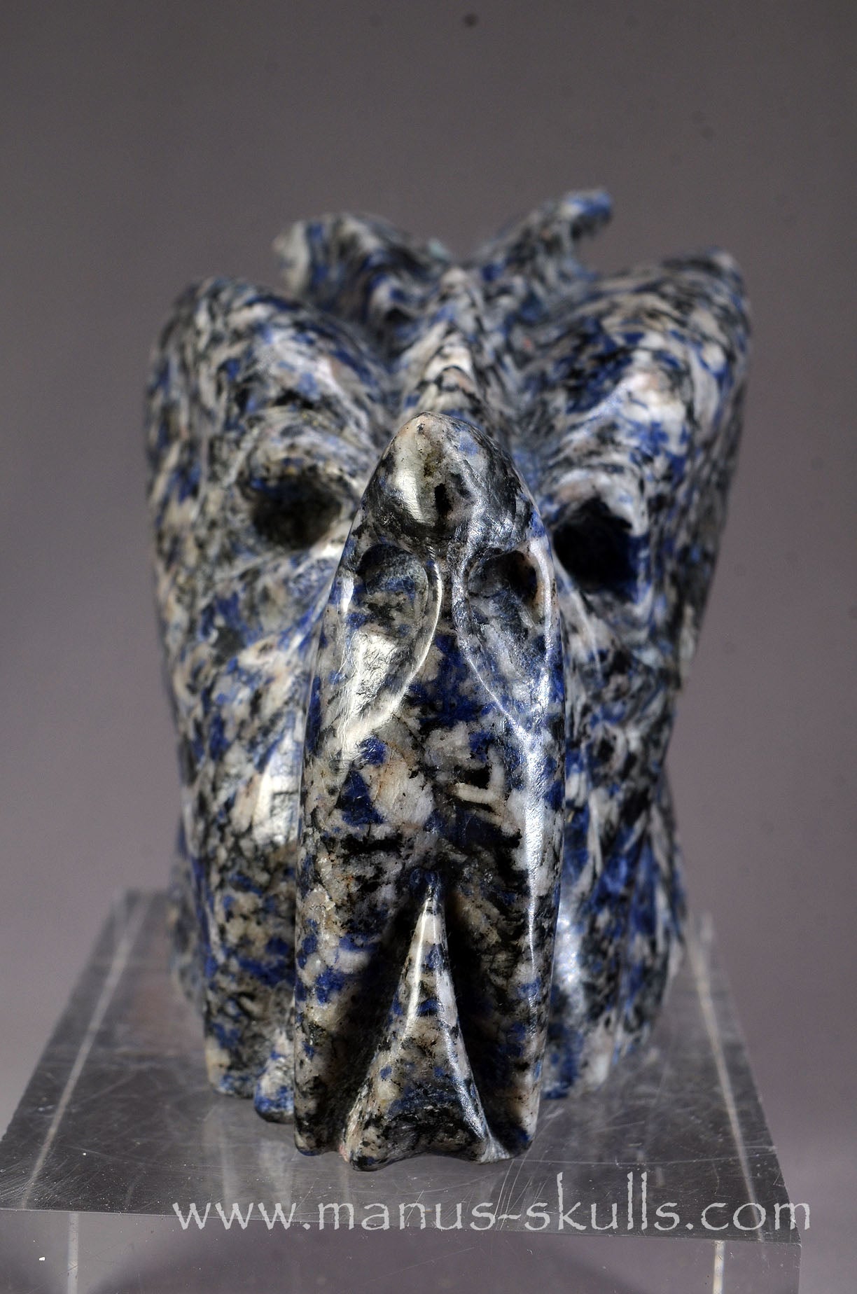 Manus skulls Evolians Dragolians unique Crystal Carvings handmade skulls dragons pendants preseli bluestone tribals spiritual meaning wand Unicorn ..  galena in blue quartz