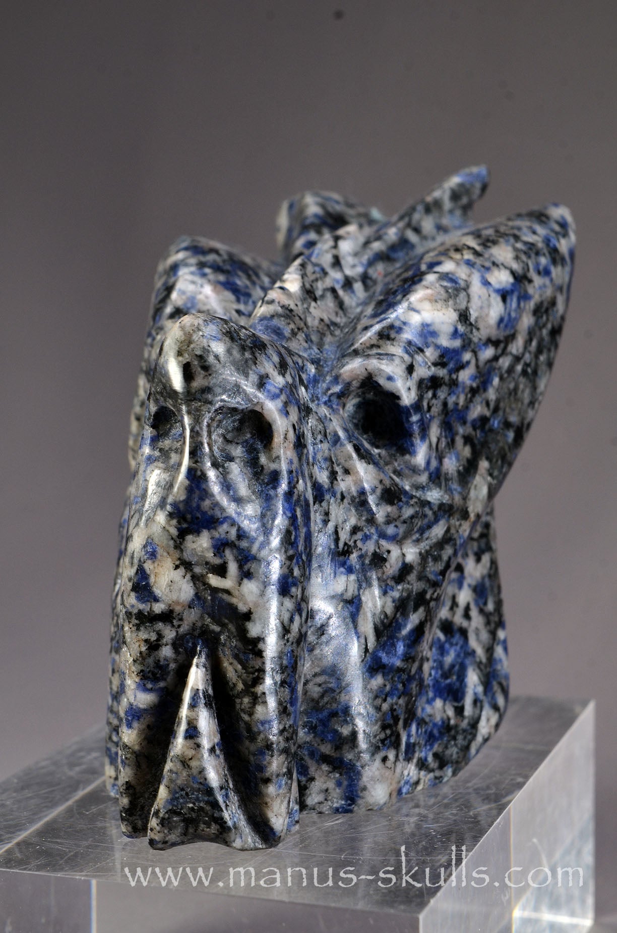 Manus skulls Evolians Dragolians unique Crystal Carvings handmade skulls dragons pendants preseli bluestone tribals spiritual meaning wand Unicorn ..  galena in blue quartz