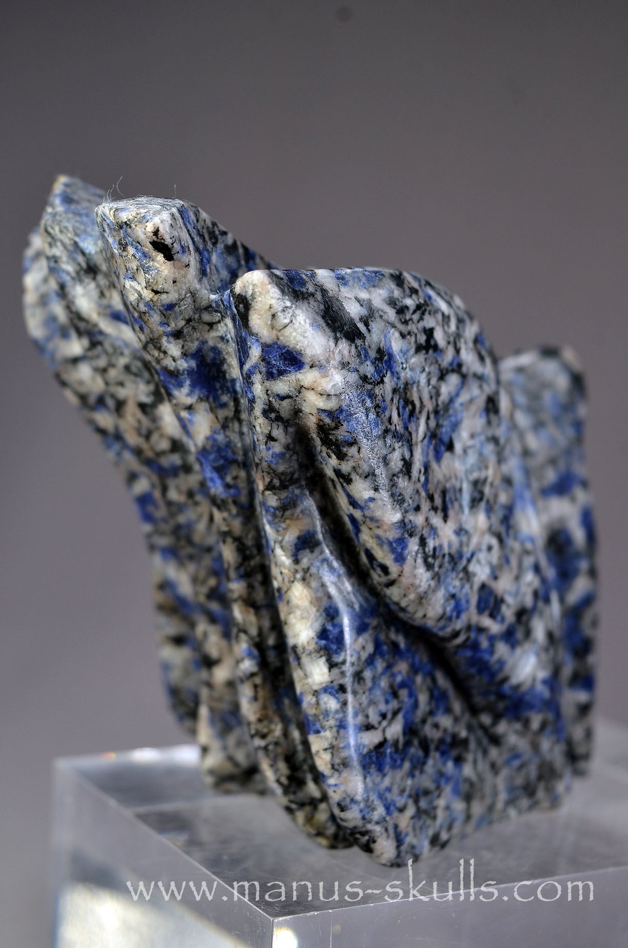 Rare Galena in Blue Quartz Dragon ....