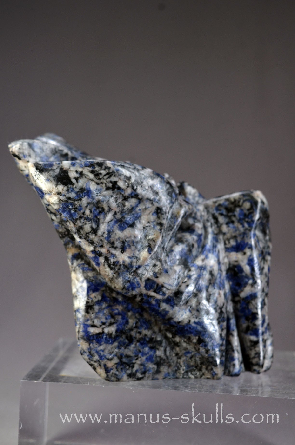 Rare Galena in Blue Quartz Dragon ....