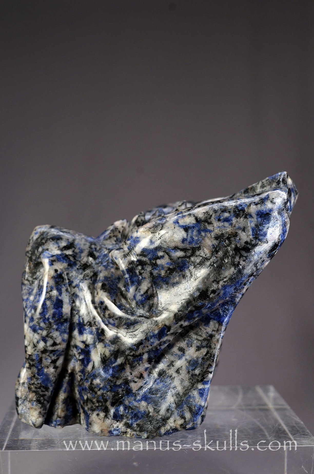 Rare Galena in Blue Quartz Dragon ....