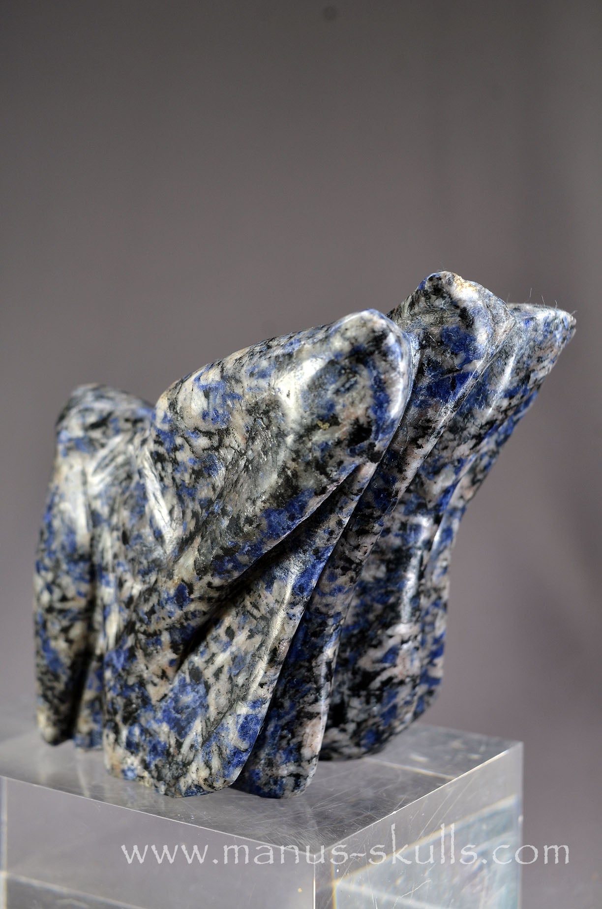 Rare Galena in Blue Quartz Dragon ....