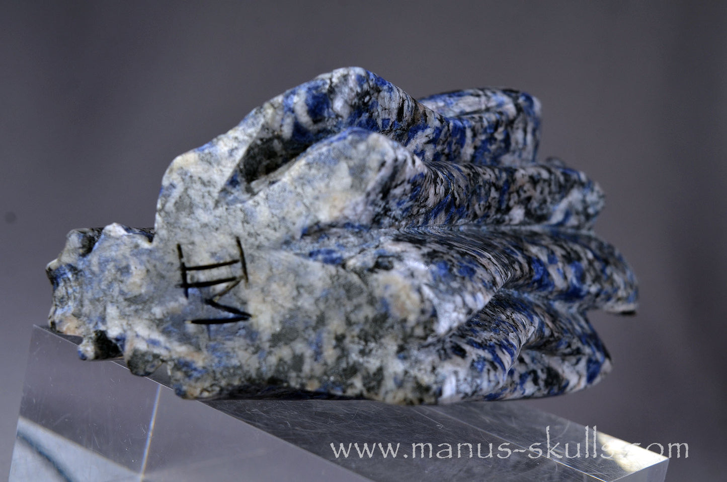 Rare Galena in Blue Quartz Dragon ....