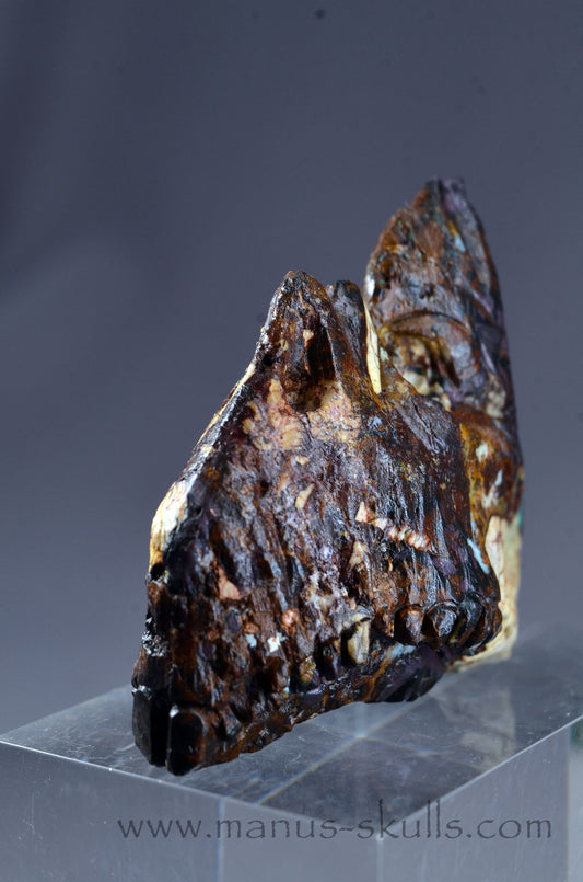 Manus skulls Evolians Dragolians unique Crystal Carvings handmade skulls dragons pendants preseli bluestone tribals spiritual meaning wand Unicorn ..  cuprite