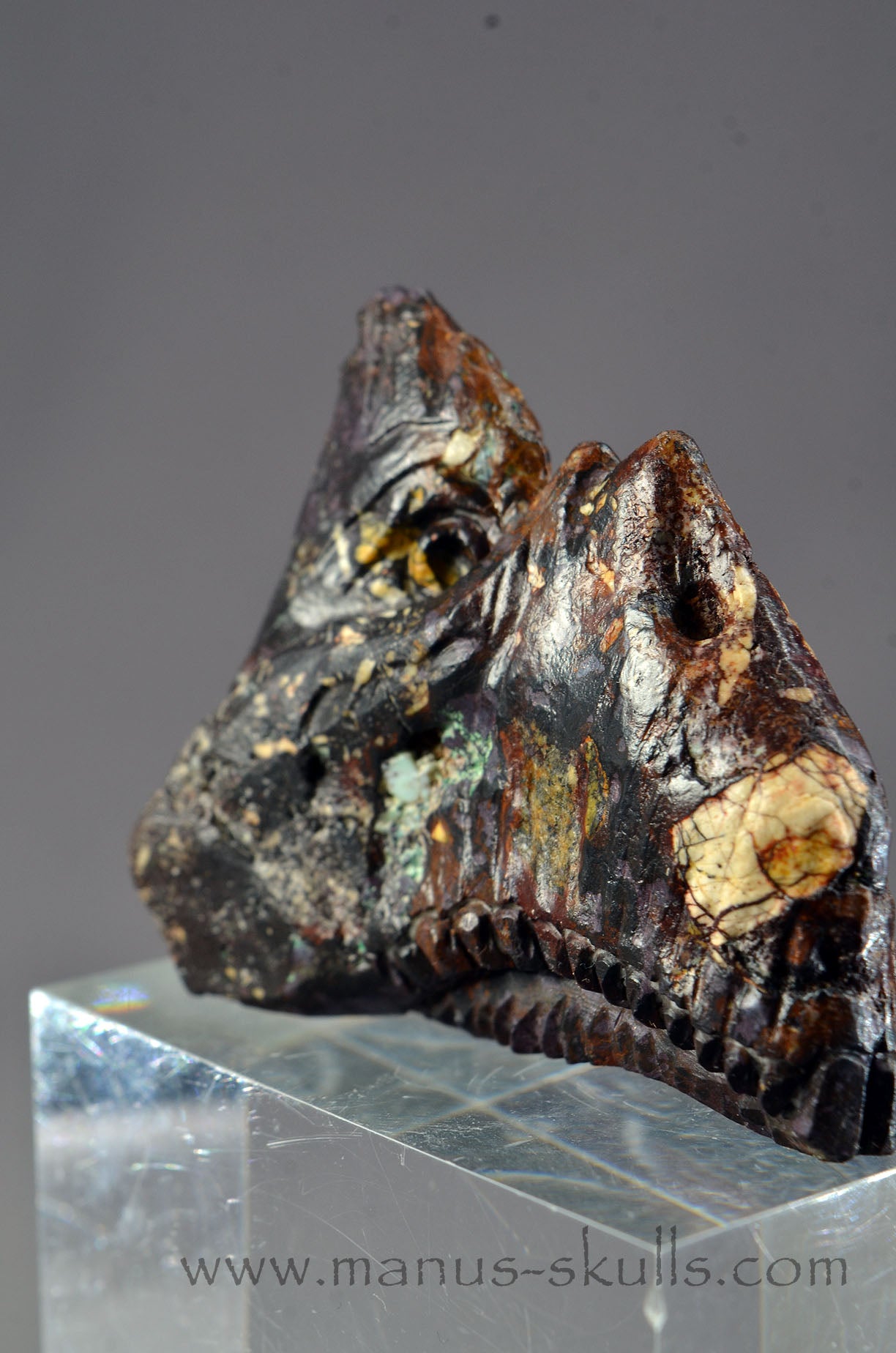Manus skulls Evolians Dragolians unique Crystal Carvings handmade skulls dragons pendants preseli bluestone tribals spiritual meaning wand Unicorn ..  cuprite