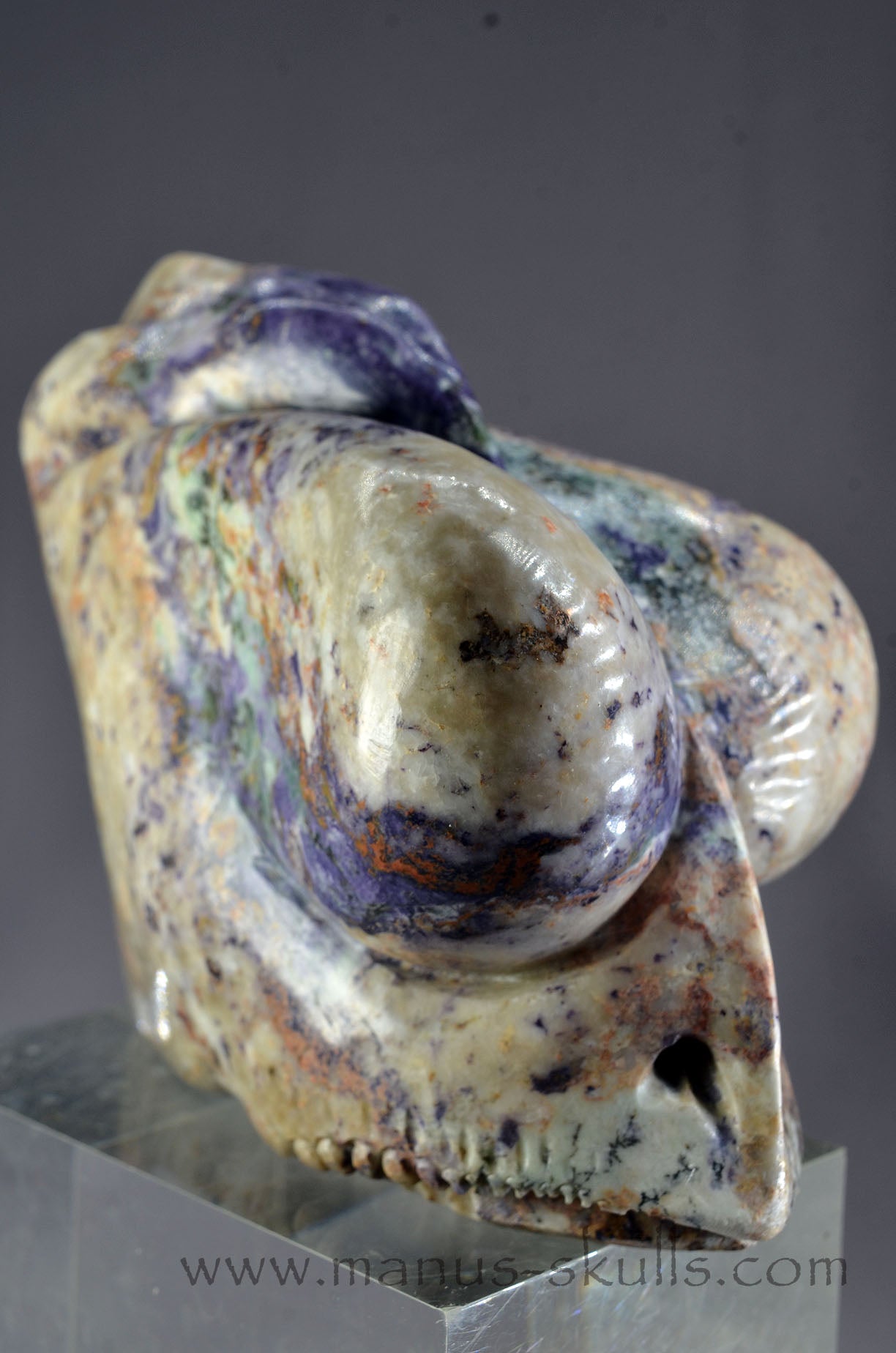 Manus skulls Evolians Dragolians unique Crystal Carvings handmade skulls dragons pendants preseli bluestone tribals spiritual meaning wand Unicorn ..  colombian tiffany stone