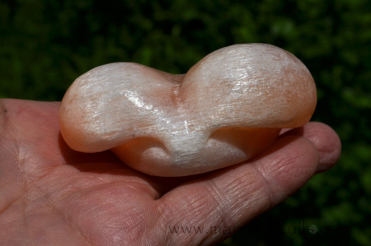 Peach Selenite Dragolian
