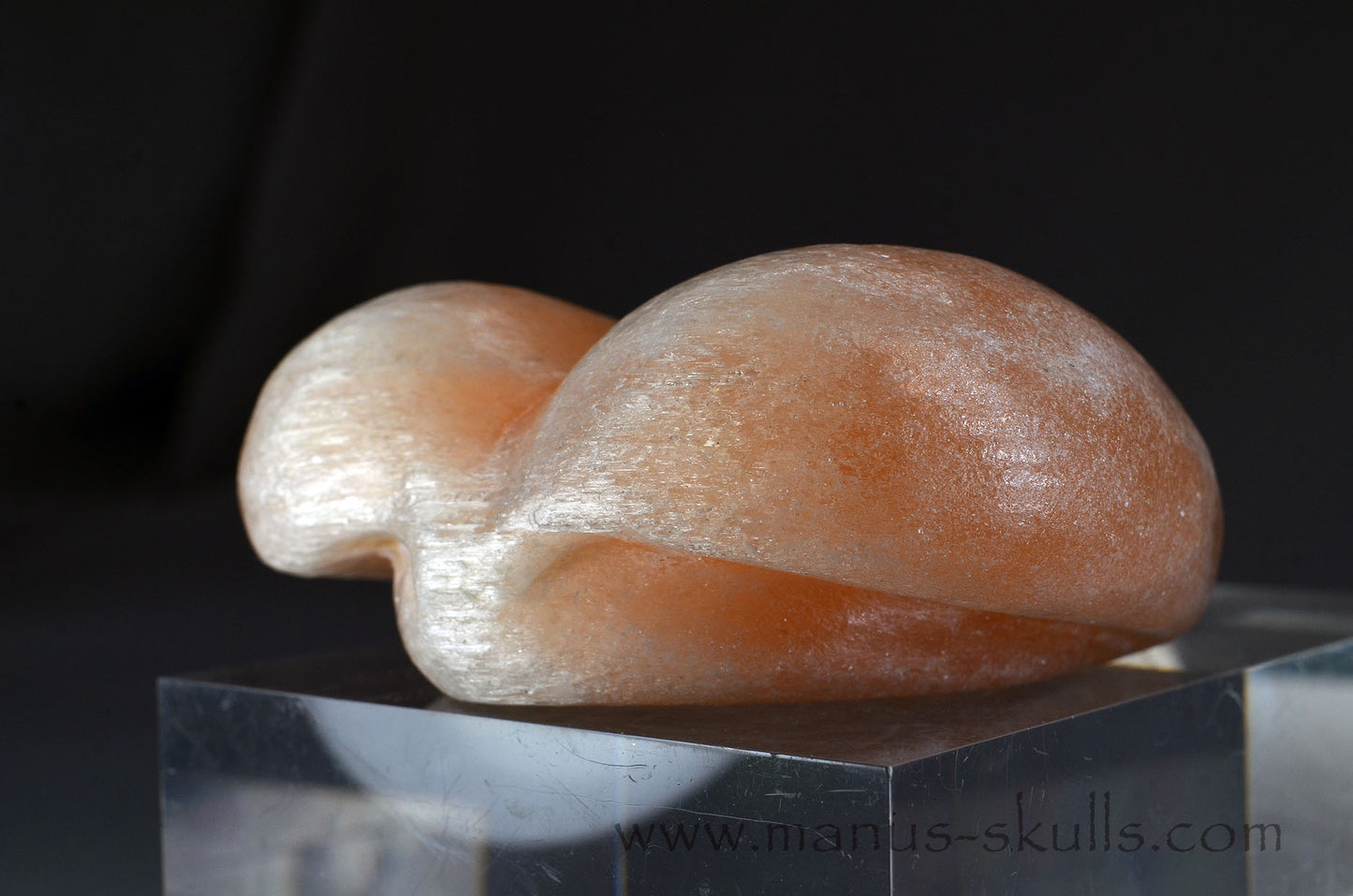 Peach Selenite Dragolian
