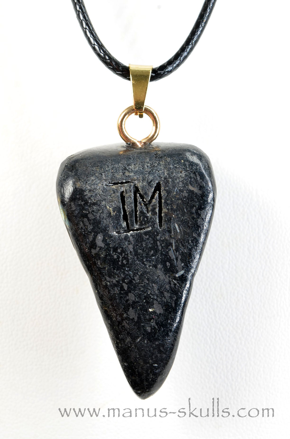 Nuummite Tribal Pendant (#10)