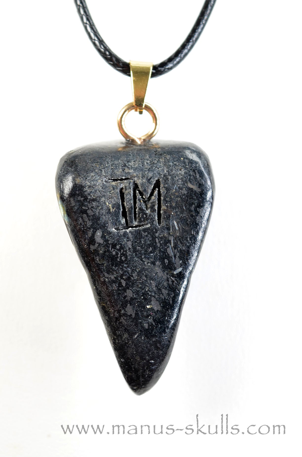 Nuummite Tribal Pendant (#10)