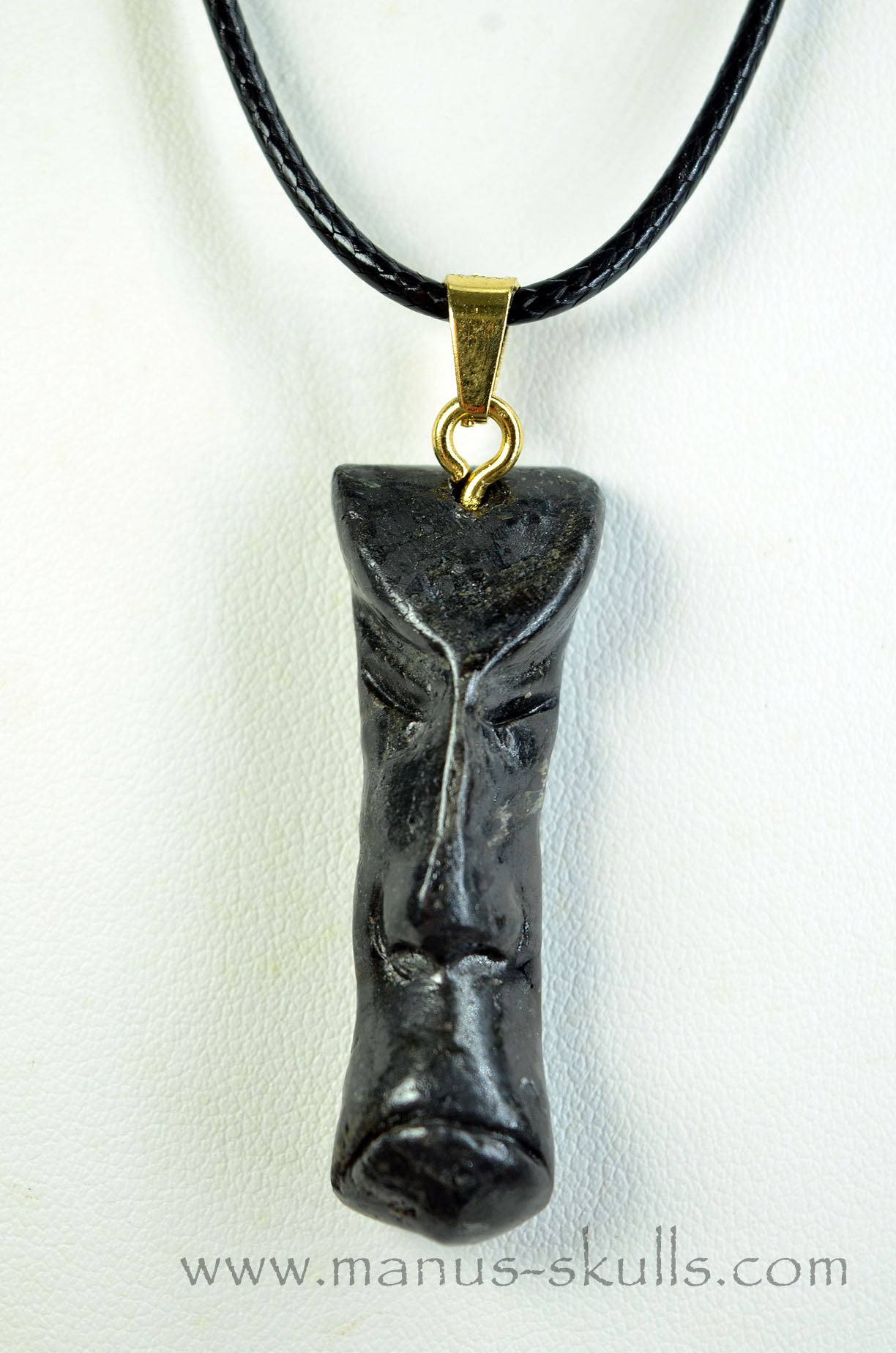 Nuummite Tribal Pendant (#17)