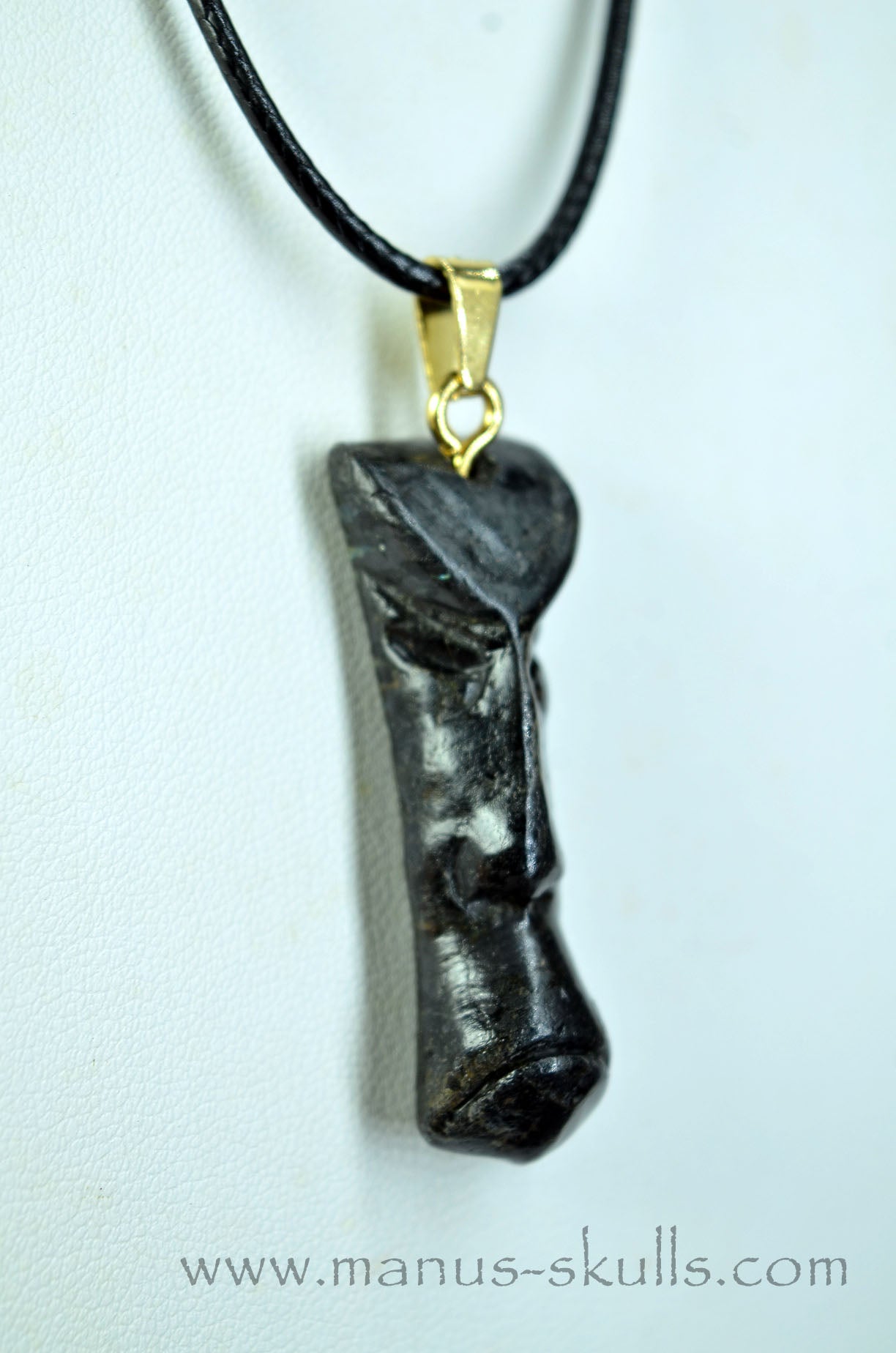 Nuummite Tribal Pendant (#17)