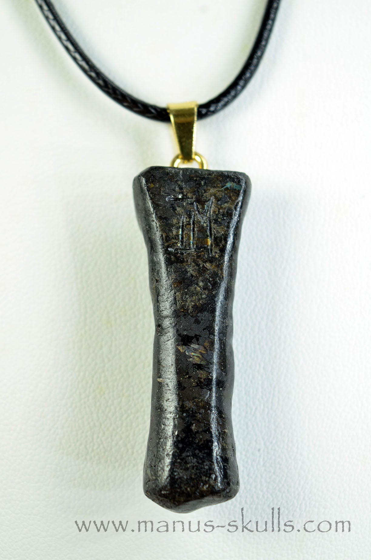 Nuummite Tribal Pendant (#17)